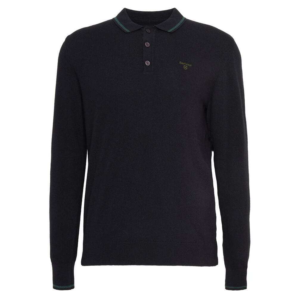 Barbour Nocton Knitted Long-Sleeved Polo Shirt